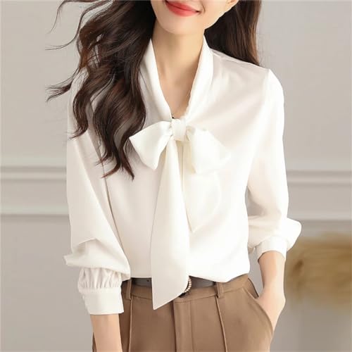 Camisas De Moda para Mujer, Blusas De Manga Larga, Blusa Sólida para Primavera, Verano Y Otoño, Camisa De Ropa De Trabajo De Oficina